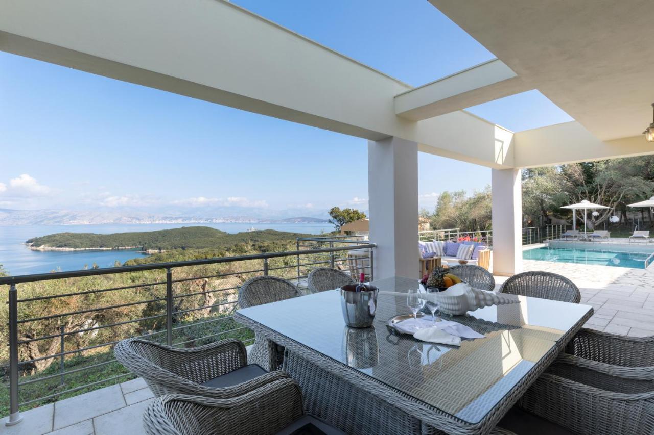 Villa White Stone By Rodostamo Collection Kassiopi Exteriér fotografie