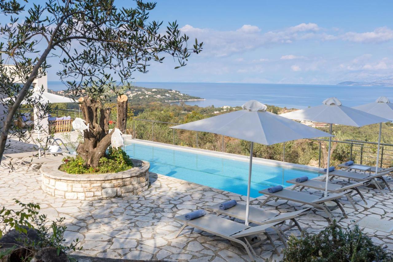 Villa White Stone By Rodostamo Collection Kassiopi Exteriér fotografie
