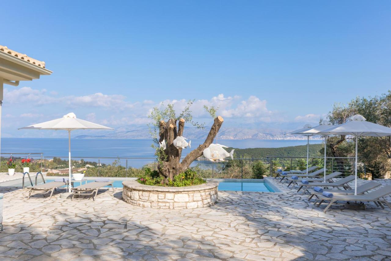 Villa White Stone By Rodostamo Collection Kassiopi Exteriér fotografie